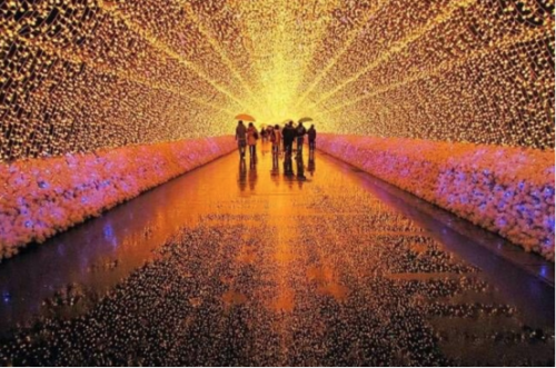 旅游城市景觀亮化照明 恒大點(diǎn)亮海口夢(mèng)幻燈光節(jié)